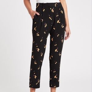 Baum und Pferdgarten cropped print Pants🍒